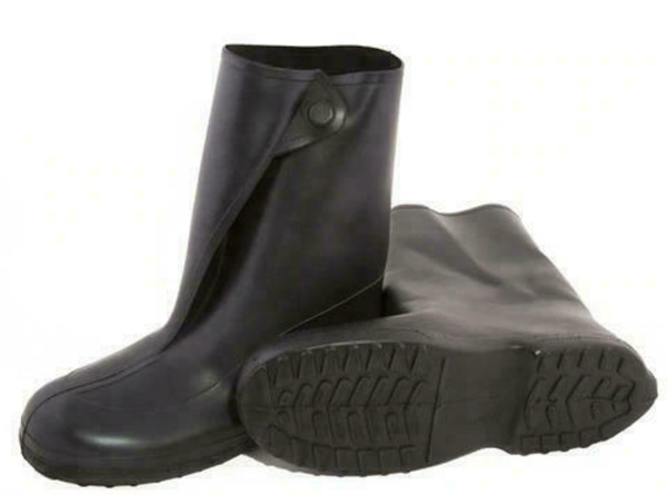 10" PVC BLACK OVERBOOTS