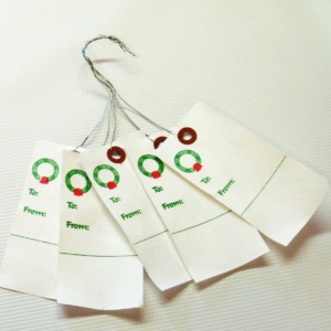 Weatherproof PolyArt (formerly Tyvek) Wreath Price Tags, 100/bundle