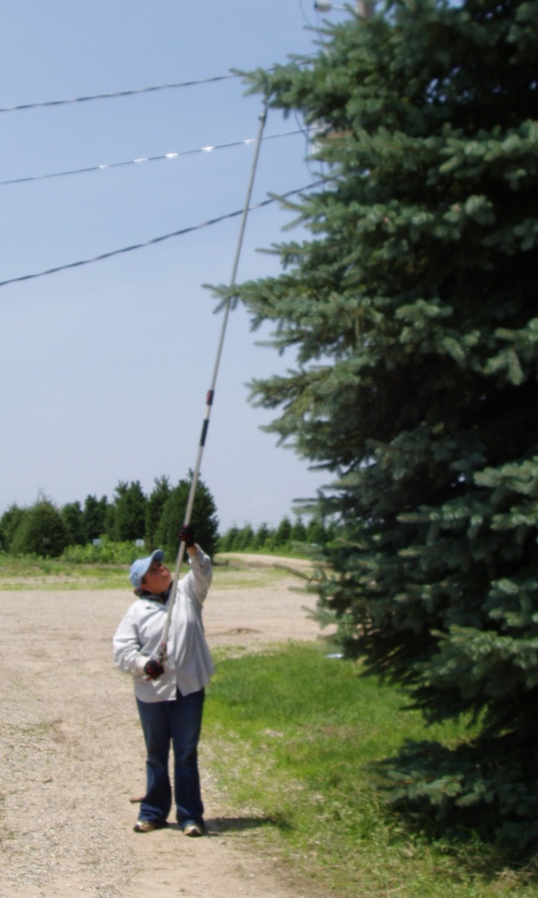 LA-180ZF305: 6'-10' EXTENDABLE LONG ARM PRUNER, RAZOR-EDGE BLADE