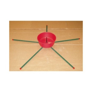 #700 Super 5-Leg Answer Stands - 6/carton; choice of RED or GREEN water bowls