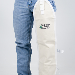 Sharp Shop Leg Guard/Chaps - White Duck Canvas