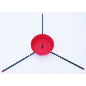 #500 Large Answer Stands - 10/carton; choice of RED or GREEN water bowls