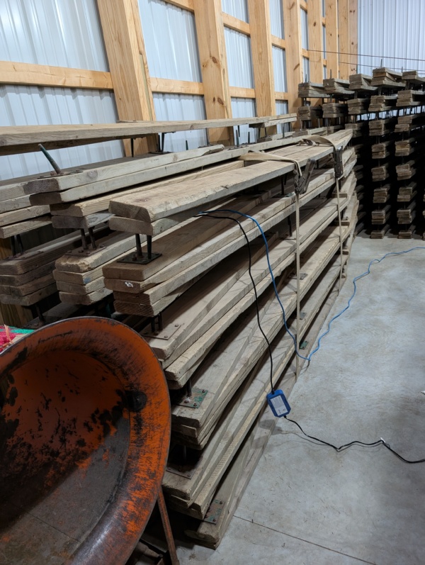 #200-Used 5'x10' Wooden Display Racks, including pin plates, completely assembled - Image 6