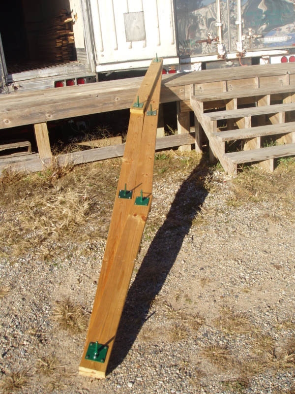 #200-Used 5'x10' Wooden Display Racks, including pin plates, completely assembled - Image 3