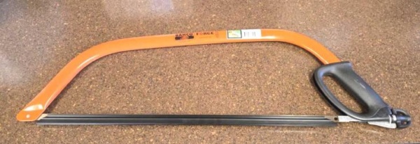 BAH10-24-23: 24" Bahco Ergo Bow Saw, with raker blade