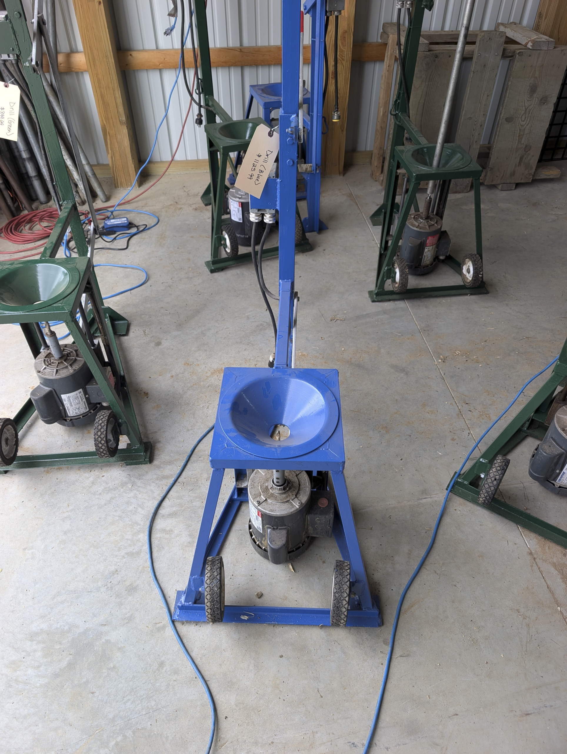 Deluxe Model Tree Drill for the Answer Stand System-Used (Blue)